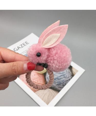 Cute Rabbit Hair Straps & Hairpins Set for Girls | 12-Piece Cartoon Hair Accessories for Toddlers & Children - Buy Online on GoSupps.com