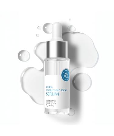 Hyaluronic Acid Serum for Face Instant Hydration Hyaluronic Acid Ultra Hydrating Serum with Tremella Extract Facial Moisturizer for All Skin Types Skin Barrier Hydration Korean Skin Care