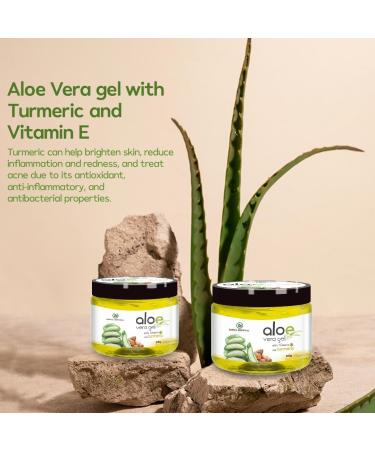 Korus Essential Aloe Vera Gel with Turmeric - Soothing and Healing Benefits - Buy Online on GoSupps.com