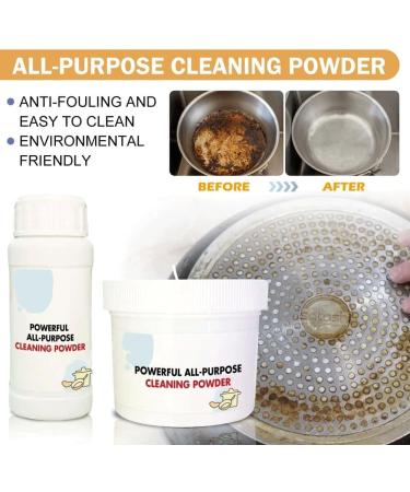 Pousbo Powerful Kitchen All-purpose Powder Cleaner Pousbo Powerful All Purpose Cleaning Powder Kitchen Cleaning Powder for Grease Foam Rust Remover Kitchen Cleaner (1Pcs*250g) - Buy Online on GoSupps.com