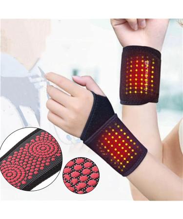 Magnetic Self-Heating Wrist Support Brace | Heated Compression Wristband for Pain Relief - Shop Internationally - Buy Online on GoSupps.com