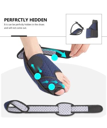 Buy MILISTEN Orthotics Night Splint Thumb Brace - Big Toe Joint Protector Bunion Sleeve & Toe Separator - Blue Left - 18x8x2cm | International Shipping - Buy Online on GoSupps.com