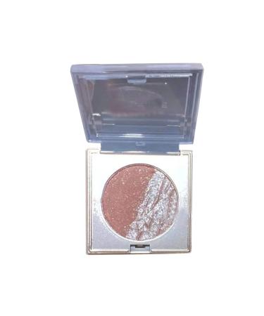 New Double Pieced Small Crying Pack Water Light Highlighter Powder Eyeshadow Use Glitter Nudes (C One Size) 1 count (Pack of 1) C