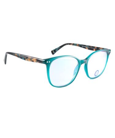 Optimoda screen B1 Anti-light glasses blue light protective filter against harmful blue light and UV protection (screens computer PC tablets smartphones TV) gaming glasses (green)
