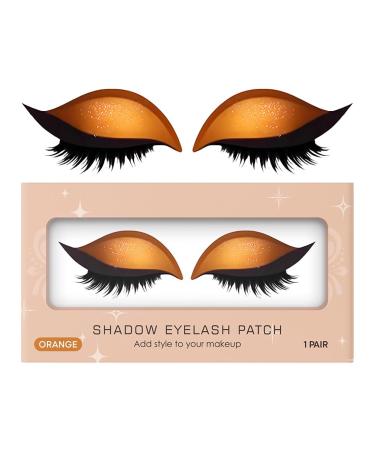 Patch paupi res paresseux orange - autocollants maquillage yeux