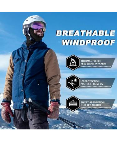 Rockbros Storm Hood Balaclava for Autumn & Winter - Windproof Warm Facial Cover for Cycling Snowboarding Skiing & Motorcycling - Unisex Size - Buy Online on GoSupps.com