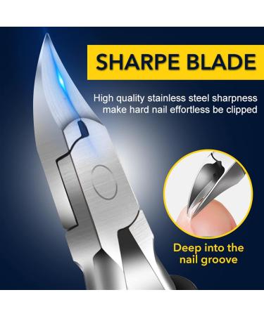 Nail Clipper for Thick Nails 1Pcs Ingrown Nail Clippers Accessories And Manicure Tools Thick Toenails Nipper Edge Cutter Trimmer Cuticle Scissors Pedicure (Color : Red) - Buy Online on GoSupps.com