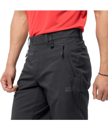 Jack Wolfskin Men's Active Track Shorts - Breathable Hiking Shorts for Men | Size 52 Phantom - Perfect for Outdoor Adventures - Buy Online on GoSupps.com