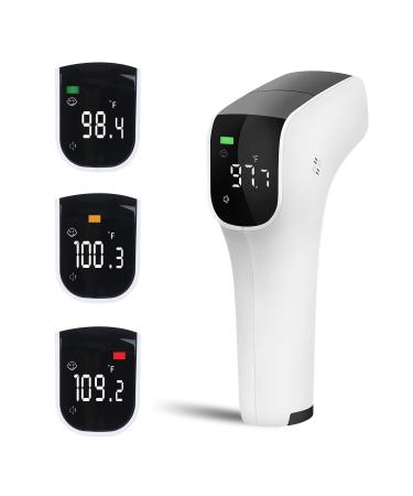 Forehead Thermometer Gun for Adults & Kids,Non Contact Thermometers for Fever with Big LED Digital Screen Indicator B-Thermometer
