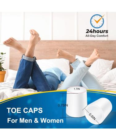 16 Pcs Toe Protectors for Women & Men - Silicone Sleeves for Corns, Ingrown Toenails, Blisters & Foot Pain Relief - Buy Online on GoSupps.com