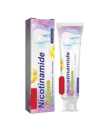 KLYso Advanced Whitening Toothpaste with Niacinamide - Gentle Teeth Whitening Fresh Breath Gum Protection & Enamel Care(2PCS)