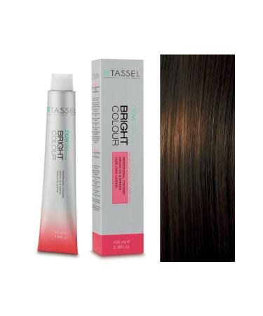 EUROSTIL 67 Dark blond brown dye with argan oil and keratin 100 ml Tassel