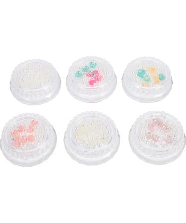 LALAFINA 18 Boxes Nail Art Accessories Artificial Nails Decors Star Nail Art Manicures Steel Balls Manicure Flower Embellishment Nail Art Beads The Flowers Plastic Flower Delicate - Buy Online on GoSupps.com