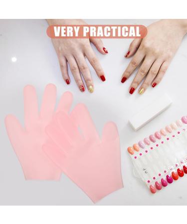 Baluue 3 Pairs Moisturizing Gloves Soft Silicone Gloves Gel Spa Hydrating Gloves Aloe Lotion Gloves for Repairing Dry Cracked Aging Hands Calluses Rough Skin - Buy Online on GoSupps.com