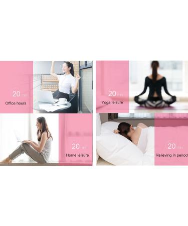 Buy Electric Hip Belt Device - Menstrual Heating Pillows for Women | Portable Vibration Massage for Back & Abdominal Pain Relief (Pink) - International Shipping Available - Buy Online on GoSupps.com