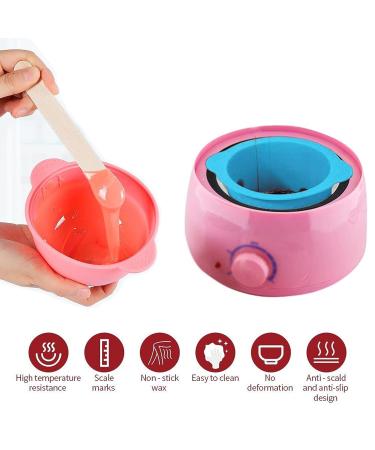 2pcs Silicone Wax Warmer Liner Set | Easy-Clean Pot & Spatulas for Hair Removal | Non-Stick Bowl Replacement | Reusable Waxing Tools for Hard Wax Heater - Buy Online on GoSupps.com