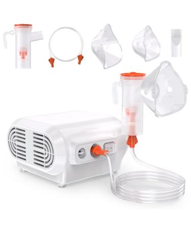 Portable Compressor Nebulizer - Personal Nebulizer Machine for Adults and Kids with a Set of Kits Adjustable Amount Steam Inhaler with Cool Mist System for Home use or Travel