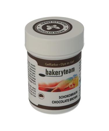 bakeryteam Food Coloring Icing Color Gel Color Chocolate Brown 35g