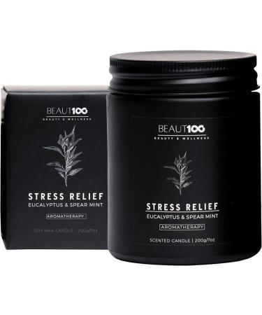 Stress Relief Candle | Aromatherapy Soy Candles for Men & Women | Long Lasting Scented Candles | Perfect Gift for Relaxation - Buy Online on GoSupps.com