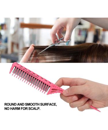 Teasing Comb - 3 Rows of Teeth Tail Comb for Volume and Styling Precision() Pink - Buy Online on GoSupps.com