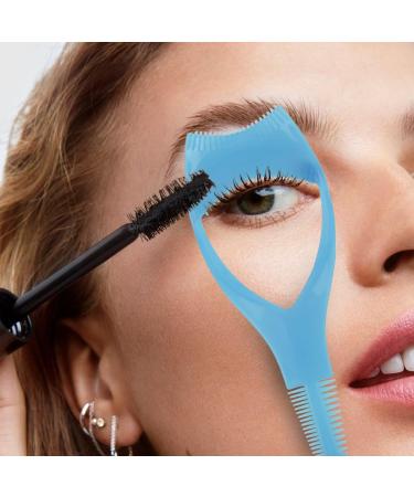 Vukehon Eyelash Brush 3 Pack 3 in 1 Mascara Shield eyelash separator tool eyelash comb separator Lash Tool Useful Cosmetic Helper - Buy Online on GoSupps.com