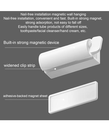 Toothpaste Squeezer | Magnetic Toothpaste Tube Roller for Wall Tube Roller Squeezer for Family Washroom Bathroom Puts an End to Waste Simple and Practical Rowces - Buy Online on GoSupps.com