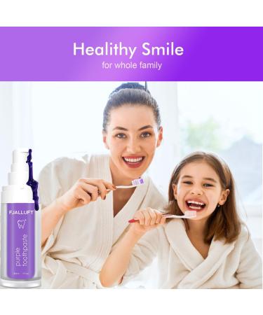 Buy Purple Toothpaste for Whitening - Teeth Stain Removal & Colour Corrector | Fast International Shipping - Buy Online on GoSupps.com