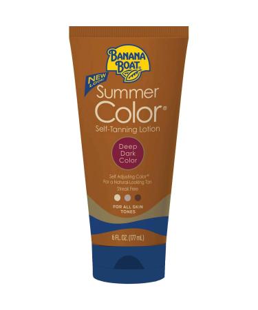 Summer Color Self Tanning Lotion - Deep Dark Color, 6 Ounces each (Value Pack of 4) - Buy Online on GoSupps.com