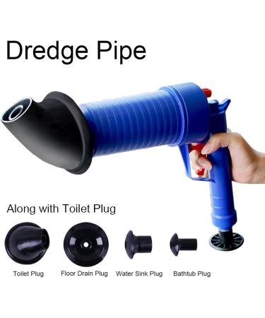 High Pressure Toilet Plunger Kit & Drain Cleaner Gun - Unclog Sinks & Toilets Effortlessly - Perfect for Home Use - Buy Online on GoSupps.com