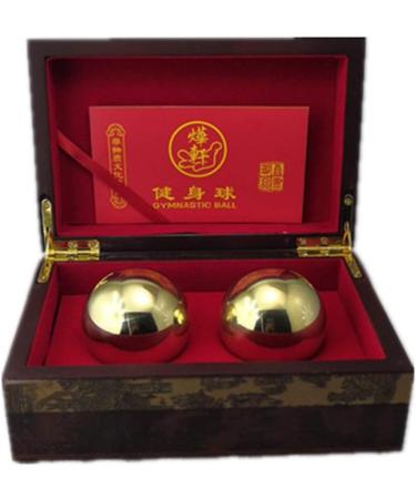 Dixinla Baoding Fitness Ball Baoding Pure Copper Ball Health Care Handball Fitness Ball Old Age Gift Hand Play Ball Chinese Ball - Buy Online on GoSupps.com