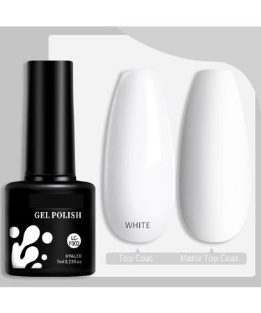 Gel Nail Polish Set for French Tips French Manicure Nail Polish White & Jelly Pink Nail Polish with Stamping Tool Soak Off UV Gel Nail Polish Kit for Starter DIY Home French Nail Tips Design - Buy Online on GoSupps.com