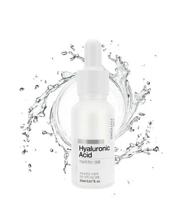 The Potions Hyaluronic Acid Ampoule for Face l Hydrating Moisturizer. Anti Aging  Anti Wrinkle l Korean Skincare  Cruelty-free  Hypoallergenic - 20ml