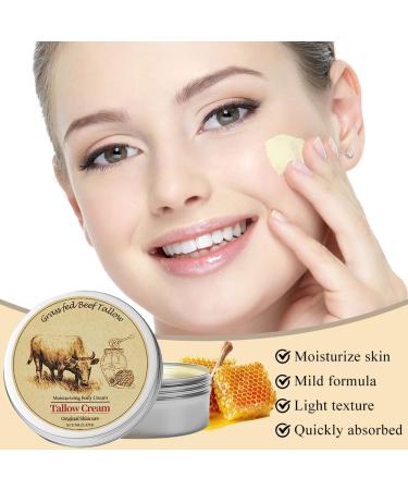 WAWJ Beef and Honey Balm Organic Beef Balm for Face and Body Beef Balm with Honey and Olive Oil Organic Beef Care Deep Care for Sensitive Skin - Buy Online on GoSupps.com