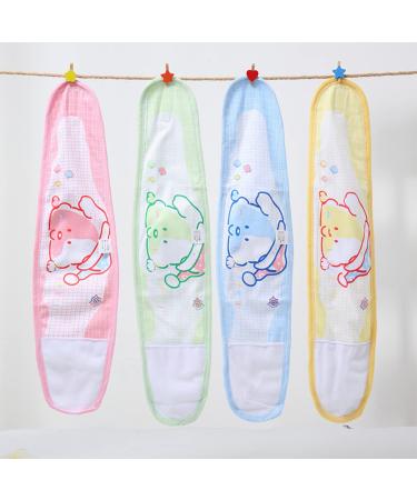 4pcs Baby Umbilical Cord Belly Bands | Bellybutton Protection Wrap for Newborn Boys and Girls | Assorted Colors | 50X13cm - Buy Online on GoSupps.com
