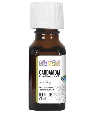 Aura Cacia Essential Oil Inspiring Cardamom Seed 0.5 fluid ounce