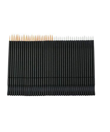 WOIWO 50 PCS Disposable Eyeliner Brush Set - Hard & Soft Tips Gold & White Eyeliner Tools for Eye Makeup - Perfect for Cream & Shadow Application (Orange - Buy Online on GoSupps.com