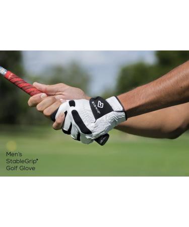 BIONIC Men's StableGrip Golf Glove - Left Hand, Cadet White, Size Cadet Medium - Buy Online on GoSupps.com