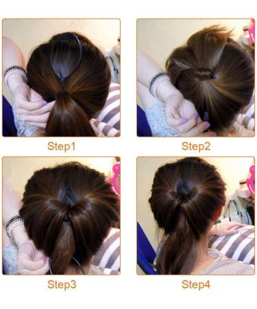 Haobase Hairdressing Accessories Hairdressing Tools Set Hairstyle Stylized Accessory Hair Girls Sponge Foam Hairclip Braid - Buy Online on GoSupps.com