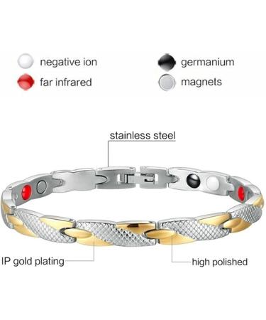 WDYY Elegant Magnetic Therapy Bracelet for Weight Loss & Fatigue Relief - 4PCS Slimming Bracelet for Men & Women - Buy Online on GoSupps.com