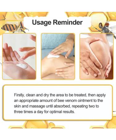Giutsaull Bee venom gel 2 pieces bee venom cream professional propolis gel joint cream soothing for neck waist back feet and legs - Buy Online on GoSupps.com