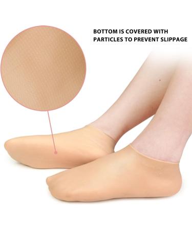 Silicone Socks for Women High Elasticity Aloe Waterproof Silicone Moisturizing Socks Softening Dry Cracked Feet Rough Skins & Anti Slip Aloe Sock for Women Dry Cracking Skin - Buy Online on GoSupps.com