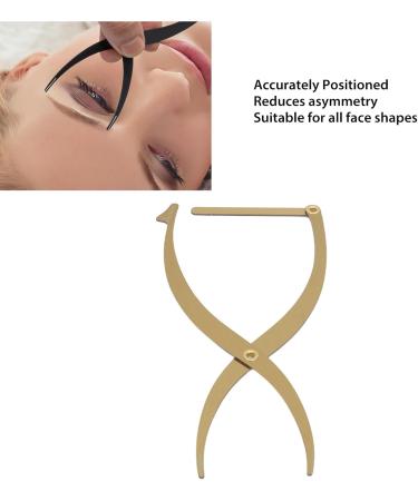 Eyebrow Measuring Ruler 3-Point Positioning Ruler Eyebrow Golden Ratio Caliper Microblading Grooming Stencil Shaper Permanent Eyebrow Measuring Tool for Student Brow Artists - Buy Online on GoSupps.com