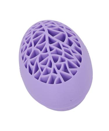DAUZ Makeup Brush Rack & Cleaning Mat - Ergonomic Reusable & Portable for Women (Purple) - Perfect for Home Use - Buy Online on GoSupps.com