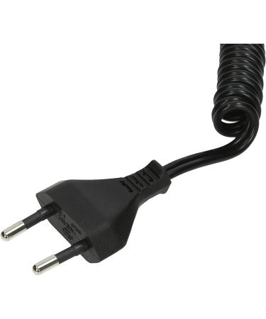 Universal 2 Pin Shaver Power Lead for Philips Norelco, Remington, Grundig, Braun | Compatible with Multiple Models | Coiled Design - Buy Online on GoSupps.com