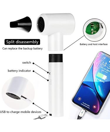 Hair Dryer 20000mAh Rechargeable Hairdryer 12-Mode Hot & Cold Air Portable Blow Dryer for Outdoor/Indoor - Buy Online on GoSupps.com