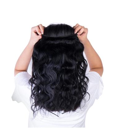 100% Unprocessed Brazilian Body Wave Hair Extensions - 22 Virgin Human Hair 3 Bundles - Natural Black - Buy Online on GoSupps.com