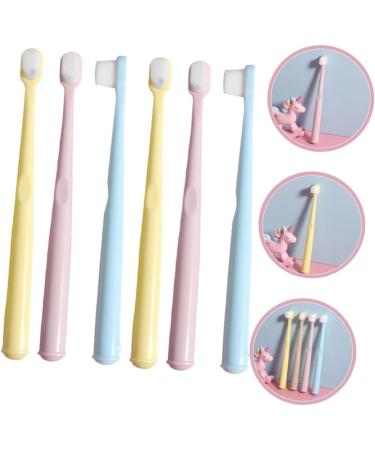 Buifulsic Toddler Toothbrush Soft & Safe 6th Children's Tooth Cleaning Tool with Dental Floss & Camping Bag Perfect for Little Smiles - Buy Online on GoSupps.com