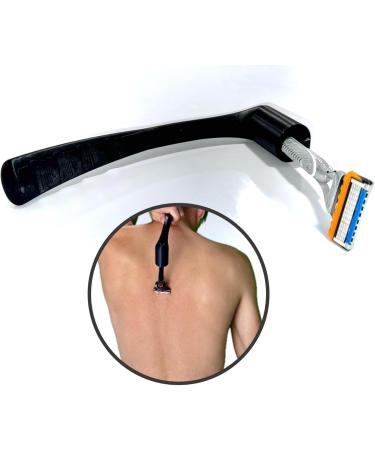 Back Razor Aid - Men - Ergonomic - Compact - Travel Friendly - Back Shaving Extension - Buy Online on GoSupps.com