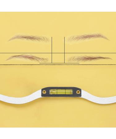 ATOMUS Eyebrow Tattoo Bow Mapper Set - Microblading Metal Brow Drawing Ruler Marker Tool Kit (Silver) - Buy Online on GoSupps.com