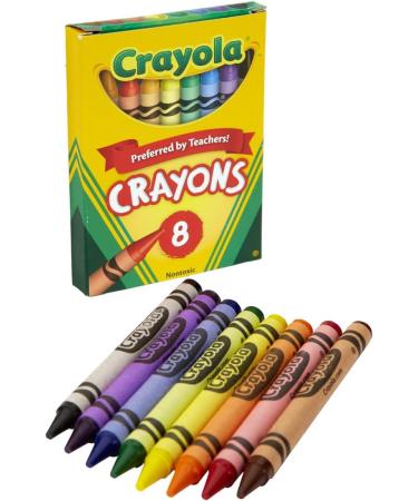 Crayola Classic Color Pack Crayons - 8 Color Tuck Box Set - Buy Online on GoSupps.com